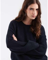 Vero Moda - Overszied Knitted O-neck Jumper - Lyst