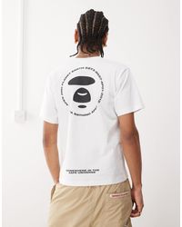 Aape By A Bathing Ape - Aape By A Bathing Ape Logo Back Print T-shirt - Lyst