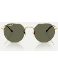 Ray-Ban - Jack Irregular Polarised Sunglasses With Lens - Lyst