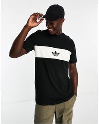 adidas Originals - Rifta - T-shirt Met Kleurvlakken En Logo - Lyst