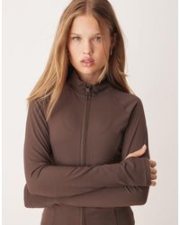 Gina Tricot - – mix and match – yoga – nahtlose sportjacke - Lyst