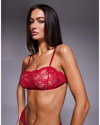 ASOS - Lola Lace Crop With Satin Binding - Lyst