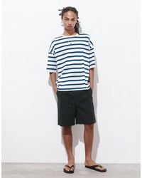 Pull&Bear - Bermuda Short Met Elastische Tailleband - Lyst