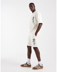 River Island - Japanese T-shirt And Shorts Set - Lyst