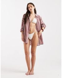 ASOS - Cabot Beach Shirt Cover Up - Lyst