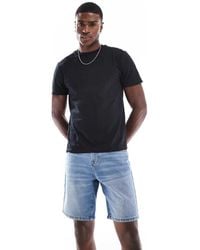 ASOS - Slim Regular Length Denim Shorts - Lyst