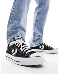 Converse - Star Player 76 Premium Canvas Sneakers With White Detail - Lyst