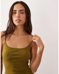 Gina Tricot - Strap Singlet Top - Lyst