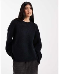 ASOS - Oversized Crew Neck Cocoon Jumper - Lyst