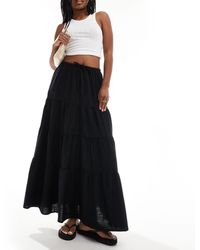 Cotton On - Haven Tiered Maxi Skirt - Lyst