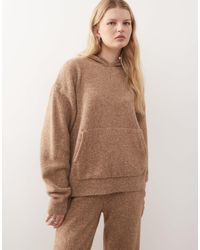 Collusion - Oversized Knitted Co-ord Hoodie - Lyst