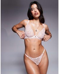 Boux Avenue - Beau Co-ord Plunge Bra With All Over Embroidery - Lyst