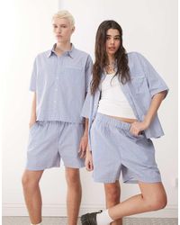 Reclaimed Vintage - Unisex Boxy Pull On Shorts - Lyst