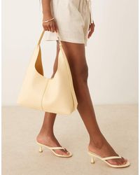 Gina Tricot - Slouchy Shoulder Bag With Buckle Detail - Lyst