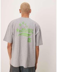 ASOS - Cropped Oversized T-shirt With Sports Graphic - Lyst