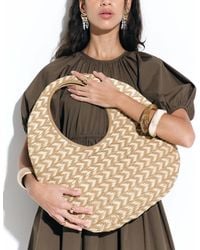 ASOS - Straw Weave Circle Tote Bag - Lyst