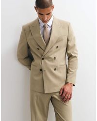 ASOS - Regular Double Breasted Suit Blazer - Lyst