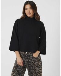 Brave Soul - Turtle Neck Loose Fit Knitted T-Shirt - Lyst