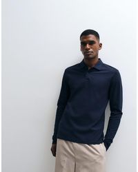 ASOS - Essentials Regular Fit Long Sleeve Polo Shirt - Lyst