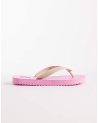 Tommy Hilfiger - Chunky Flip Flops With Logo - Lyst