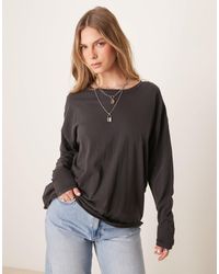 Free People - Nina Long Sleeve T-shirt - Lyst