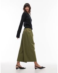 ASOS - Cotton Ultra Wide Leg Culottes - Lyst
