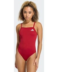 adidas Originals - Thin Straps V-back Swimsuit - Lyst