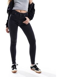 ONLY - Vaqueros De Corte Pitillo Con Diseño Realzador De - Lyst