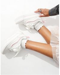 Vans - Knu stack - sneakers bianco e rosa - Lyst