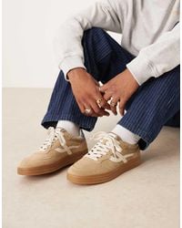 Pompeii UK - Pompeii Elan Pippa Suede Lace Up Sneakers - Lyst