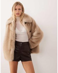ASOS - Pu Mid Rise Shorts - Lyst