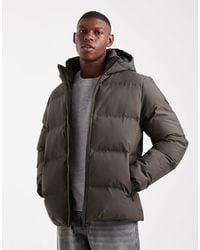 Threadbare - Puffer Jacket With Hood - Lyst