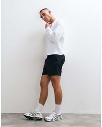 BLKVIS - Shorts A Doppia Piega Neri - Lyst