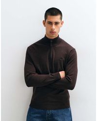 Timberland - Cotton 1/4 Zip Sweater - Lyst