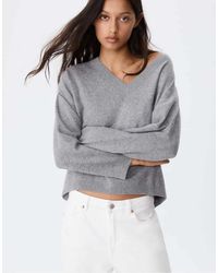 Stradivarius - Soft-touch Basic Knit Sweater - Lyst