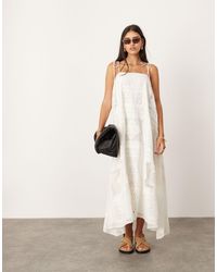 ASOS - – besticktes camisole-midikleid - Lyst