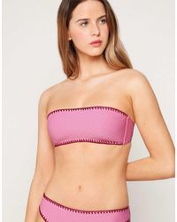 Tezenis - Craft Touch Padded Bandeau Bikini Top - Lyst
