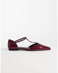ASOS - Lover Pointed T Bar Ballets - Lyst