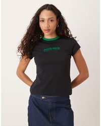 Calvin Klein - – ringer-t-shirt - Lyst