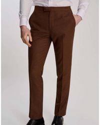 Harry Brown - Sandro Slim Fit Linen Look Suit Trousers - Lyst