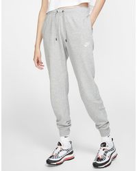 nike grey essentials slim joggers