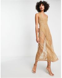 & Other Stories - Lace Maxi Dress With Body - Lyst
