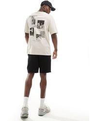 ADPT - Oversized T-shirt With Placement Backprint - Lyst