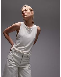 TOPSHOP - Soft Loose Tank - Lyst