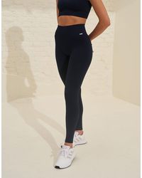 Aim'n - Navy - collants côtelés sans coutures - Lyst