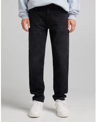 Bershka Straight-leg jeans for Men - Up to 60% off | Lyst
