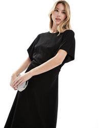 & Other Stories - Jersey Midaxi Dress With Extended Shoulder - Lyst