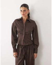 Missy Empire - Fitted Long Sleeve Shirt - Lyst