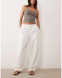 ARKET - Pull On Barrel Shape Soft Denim Jeans - Lyst