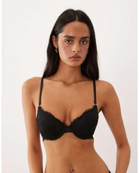 ASOS - Tyla Eyelash Lace Molded Bra - Lyst